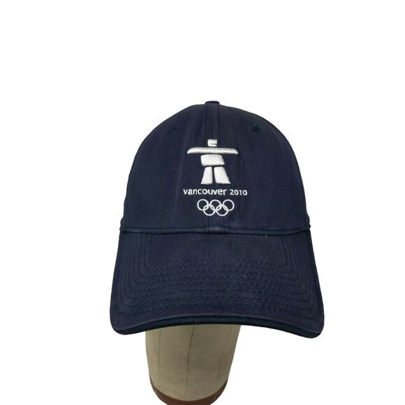 Vancouver 2010 XXI Olympic Winter Games Fitted Hat Size S-M Blue Embroidered - Picture 1 of 10